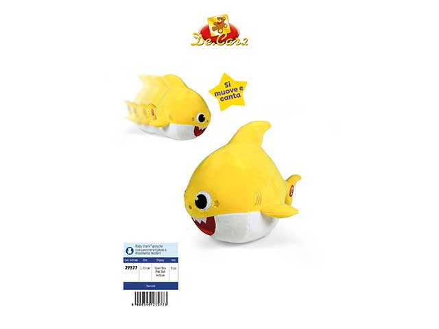 Baby shark peluche 30cm 27577