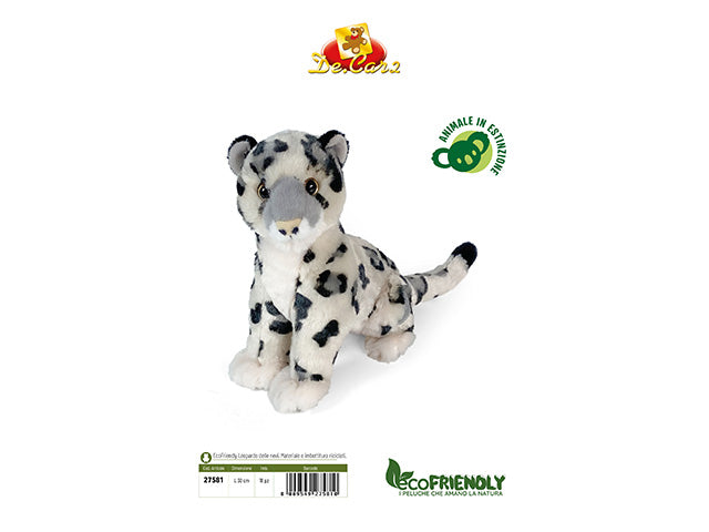 L.eco friendly peluche leopardo 30cm 27581