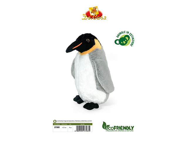 l.eco friendly peluche pinguino 30cm 27583