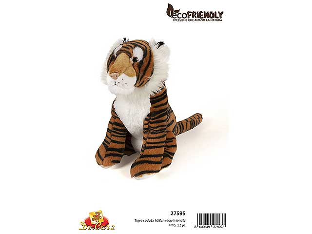 l.eco friendly peluche tigre 28cm 27595