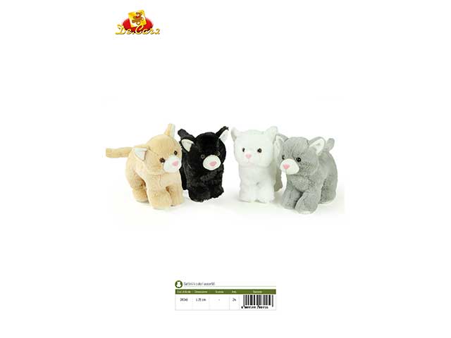 Peluche gattini in piedi 25cm 28045