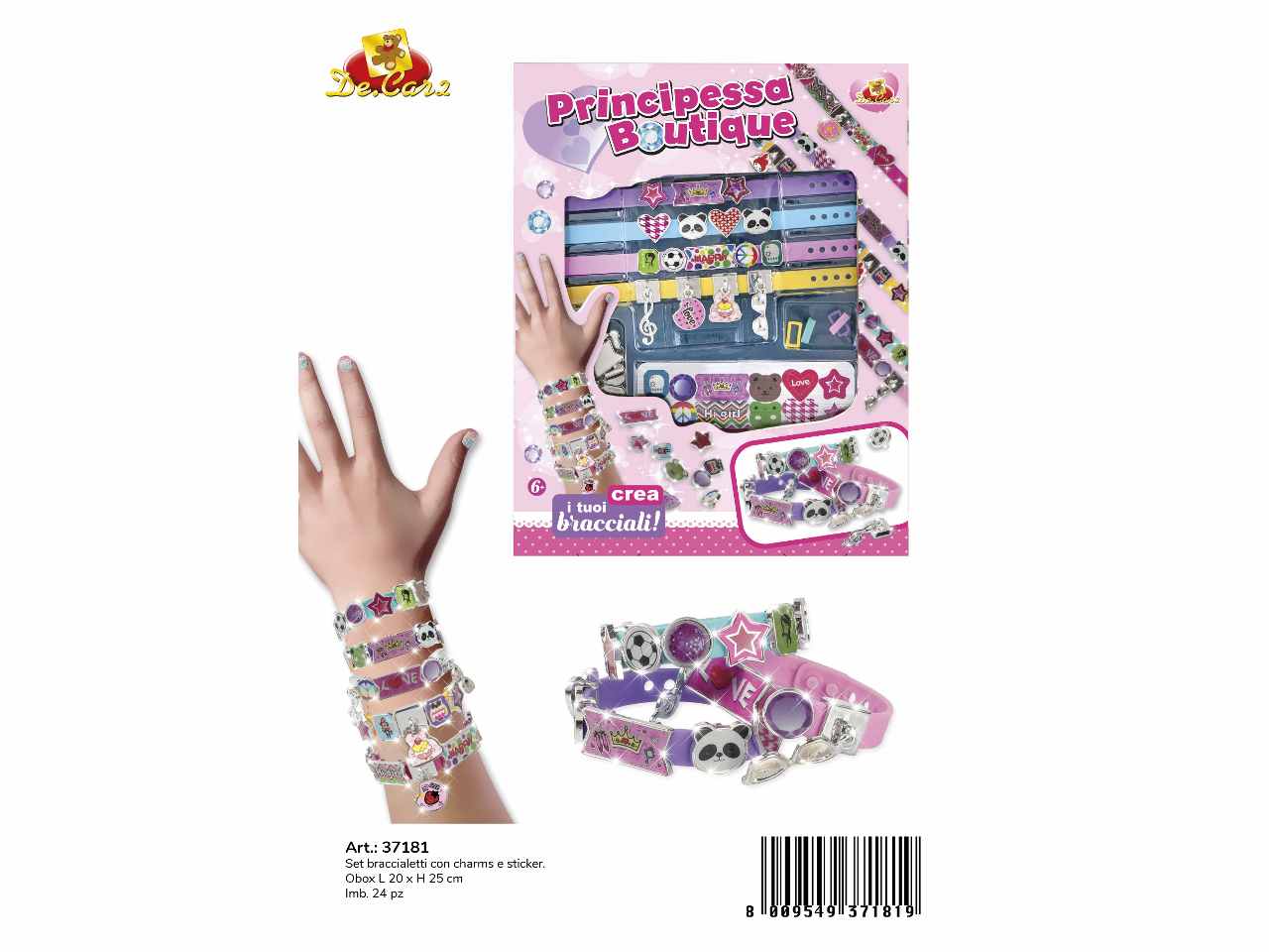 braccialetti c/ciondoli,sticker 37181