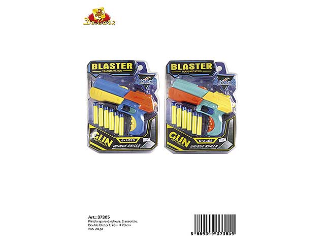 Pistola sparadardi 6pz eva 37305