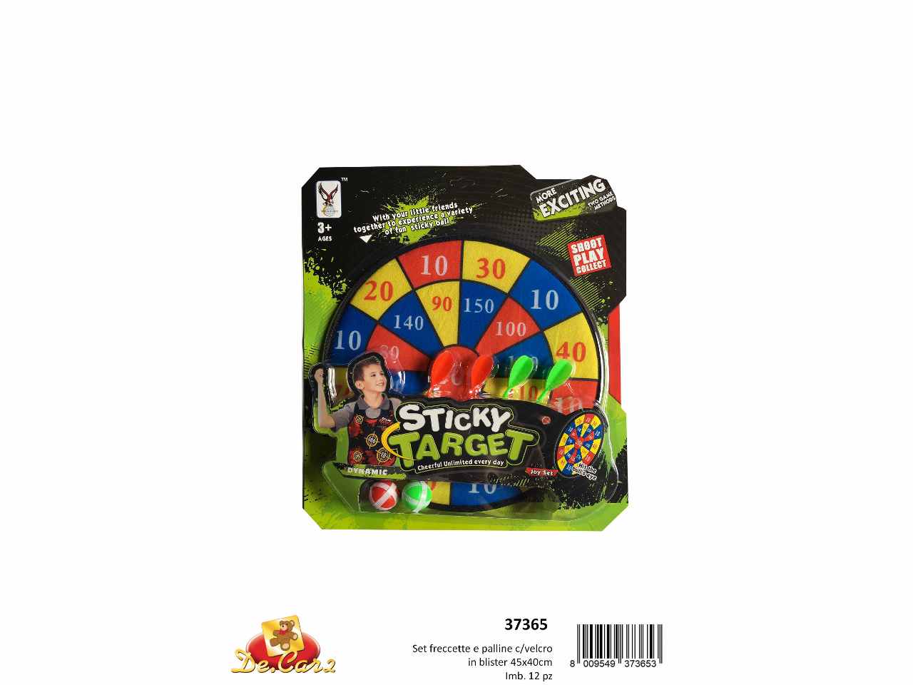 Set freccette e palline velcro  37365