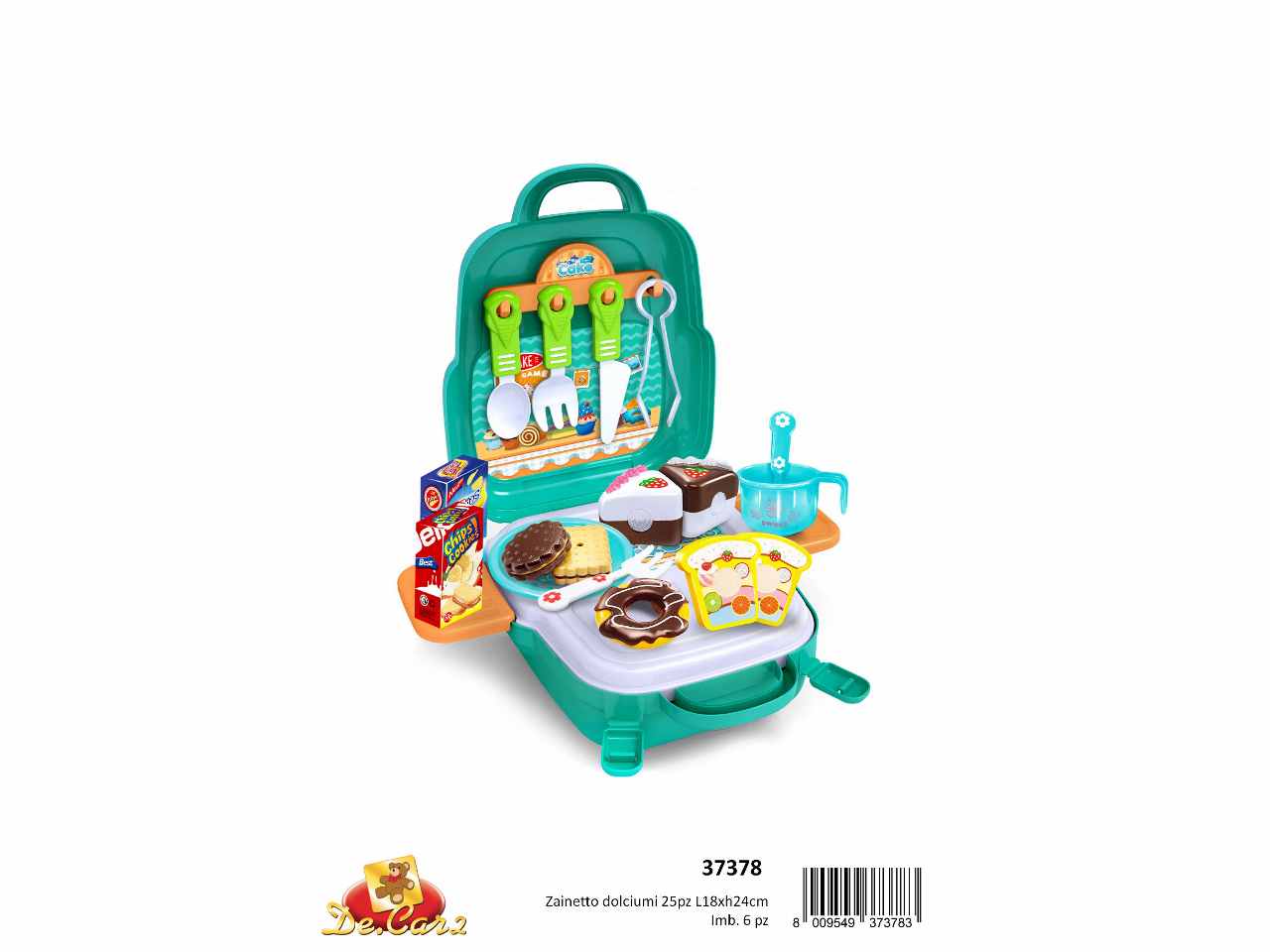 zainetto dolci 25pz 24x18cm 37378