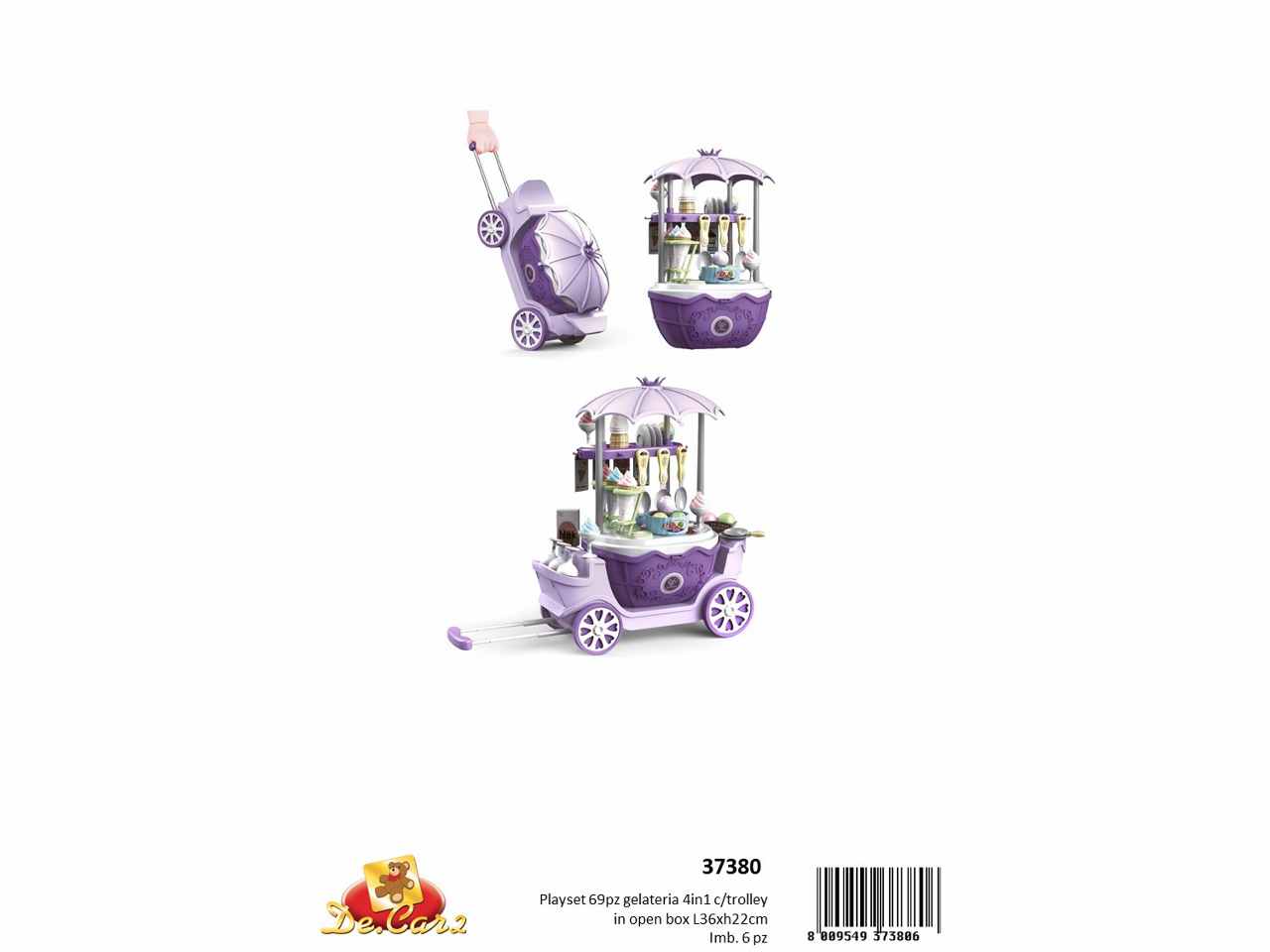 gelateria 69pz in trolley 37380