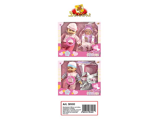 Bambola baby 30cm 16 versi 38100