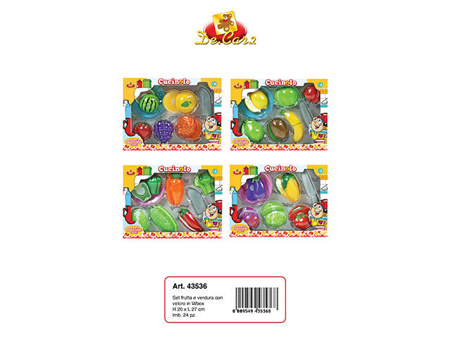 Set frutta e verdura 20x27 43536