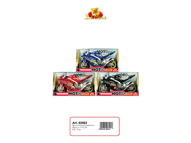 Moto frizione 17xl30cm 43562
