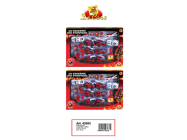 set pompieri 36x27cm 43683