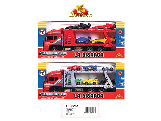 Bisarca c/auto sport a frizione 43696