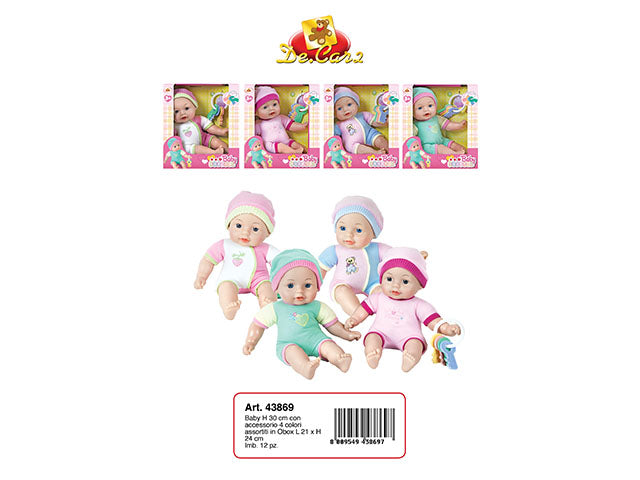 Baby coccole 30cm c/acc 43869