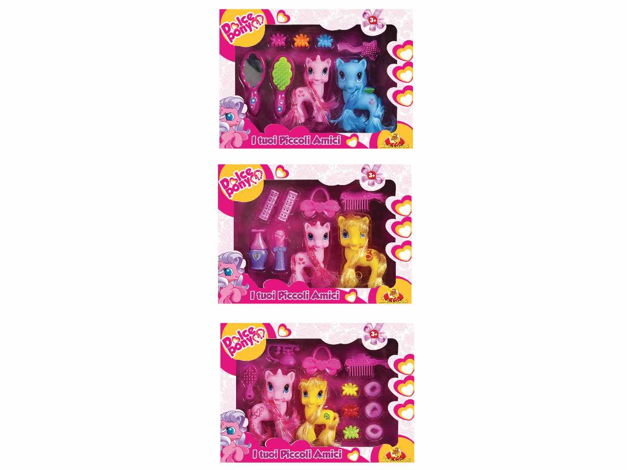 Mini unicorni 2pz 30xh22cm 43965