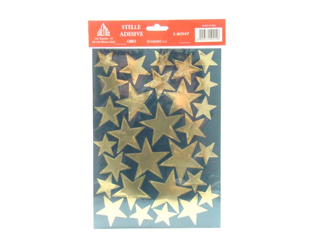Stelle adesive oro s80947