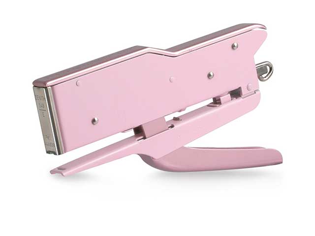 Cucitrice a pinza rosa