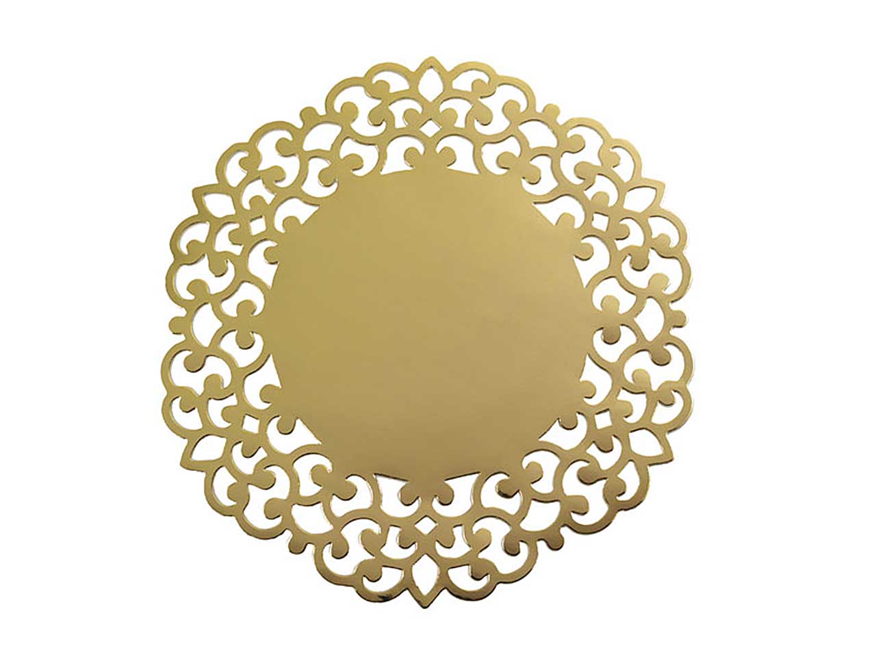 Sottopiatto oro 33cm 4 pezzi 45590