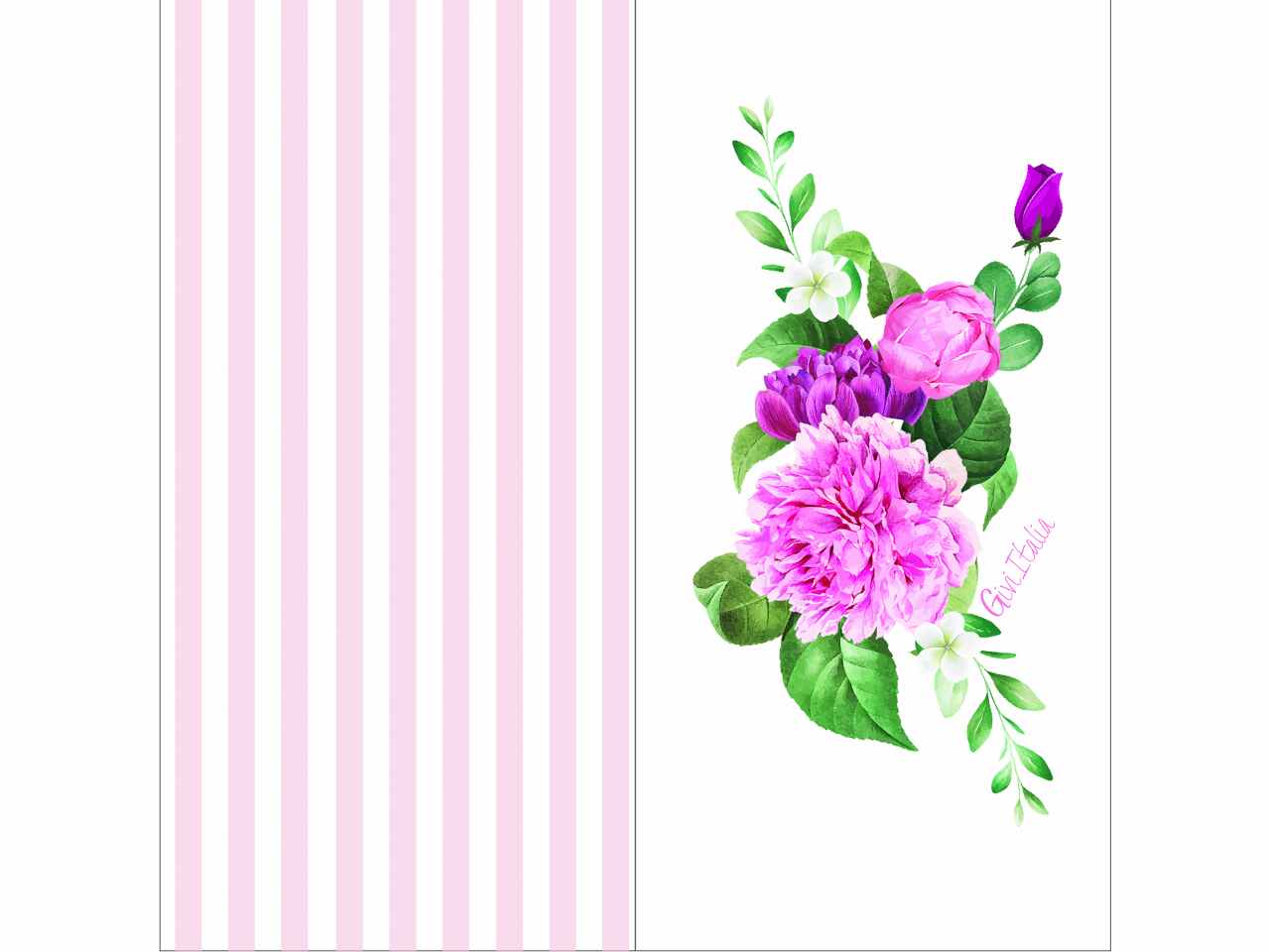 Tovaglioli twin rosa 16 pezzi 33x33cm64242