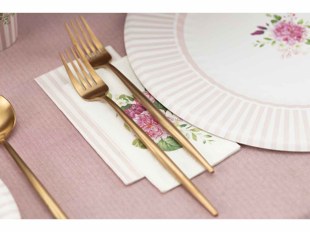 Tovaglioli twin rosa 16 pezzi 33x33cm64242