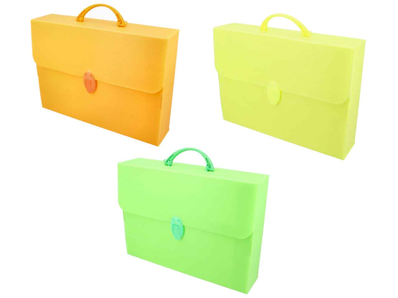 Valigetta in pp stesa 27x37,5x8 0254fluo