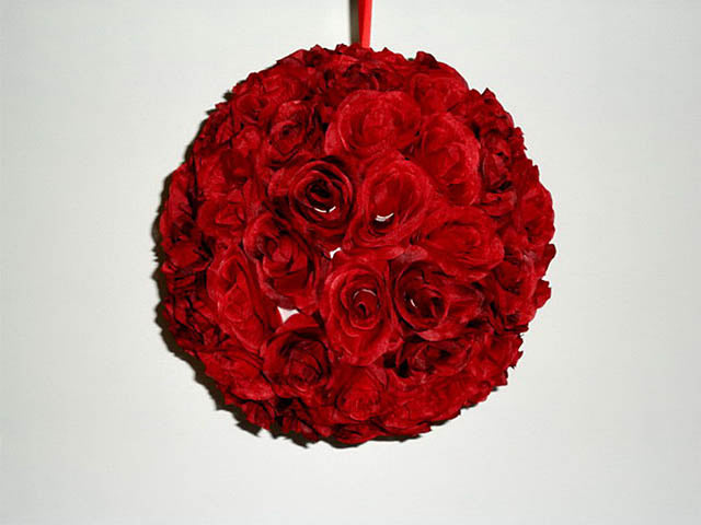 palla rose rosse 30cm 1124