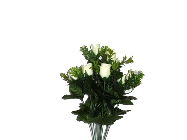 mazzo rose crema 40cm 1229