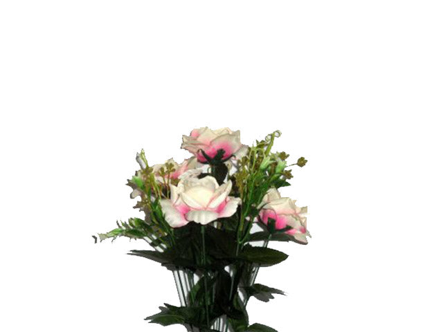 mazzo rose crema /pesca45cm 1226