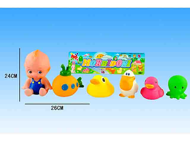 morbidoni baby +animali 6pz 38615