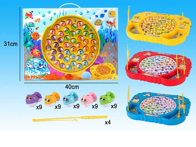 gioco pesca 45pz c/musica 39050