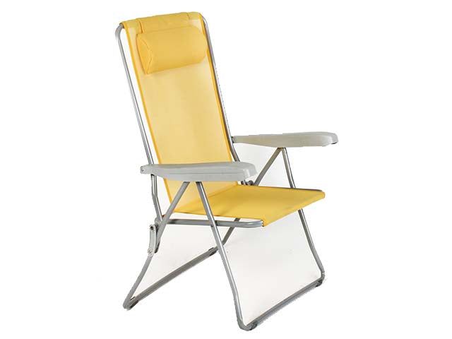 sedia da mare sedia lipari alluminio in textilene
