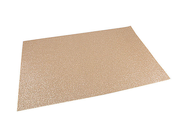 Gomma crepla Wiler Foglio Eva Foam Glitter, gomma espansa oro 40x60cm 2 mm