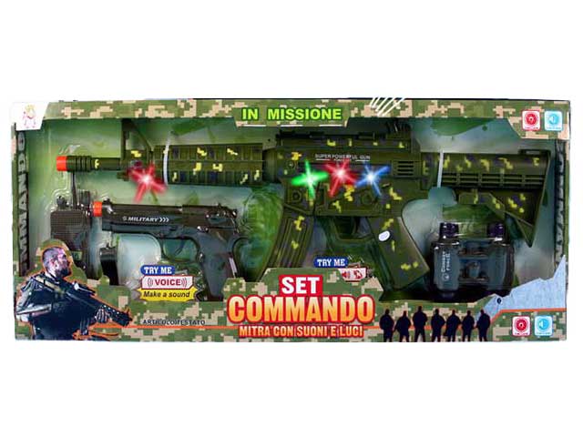 commando c/mitra a batterie 50cm 16203
