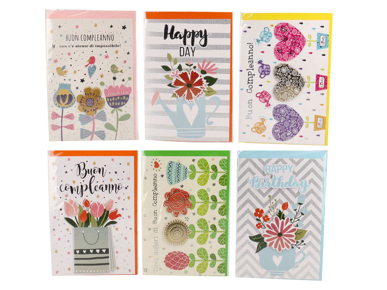 biglietti per compleanno flower linea cartomania greetings