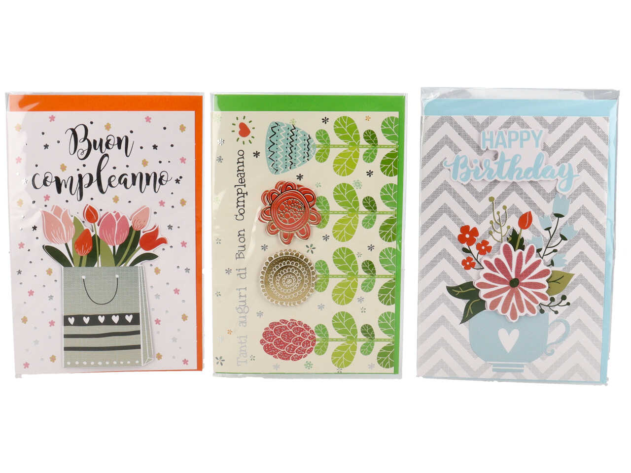 biglietti per compleanno flower linea cartomania greetings