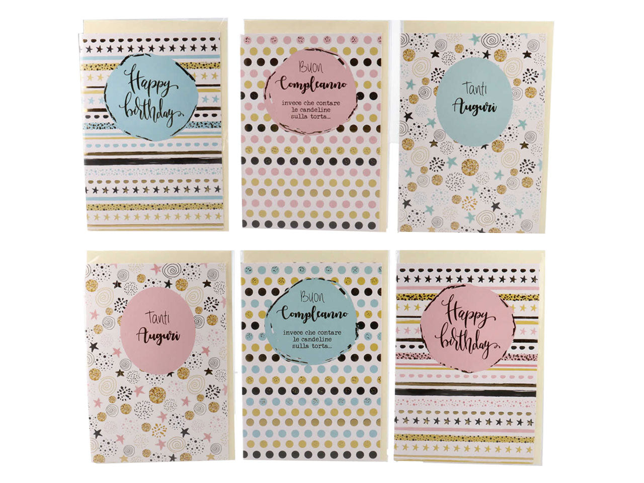 biglietti per auguri optical linea cartomania greetings