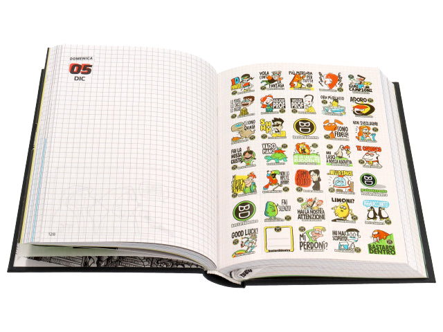 Bastardidentro diario pocket 16 mesi 584002