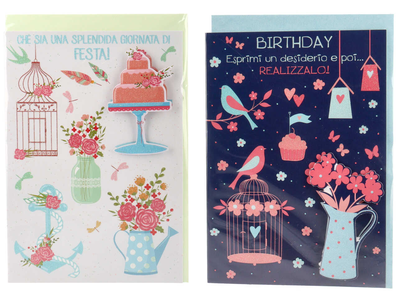 Biglietti per auguri 3d linea cartomania greetingss