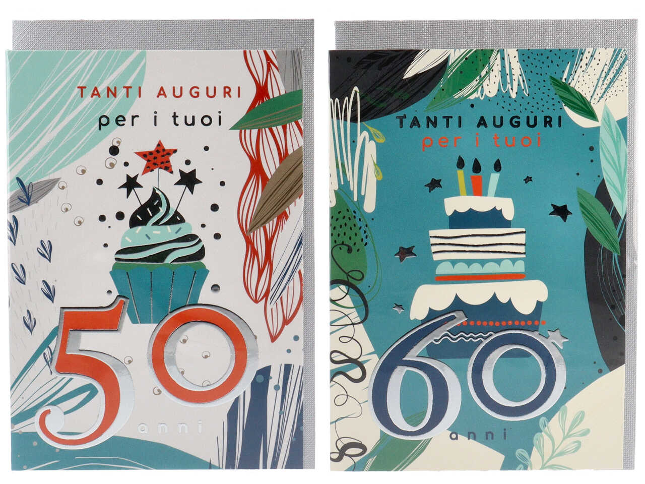 Biglietti per sp. age foil linea cartomania greetings