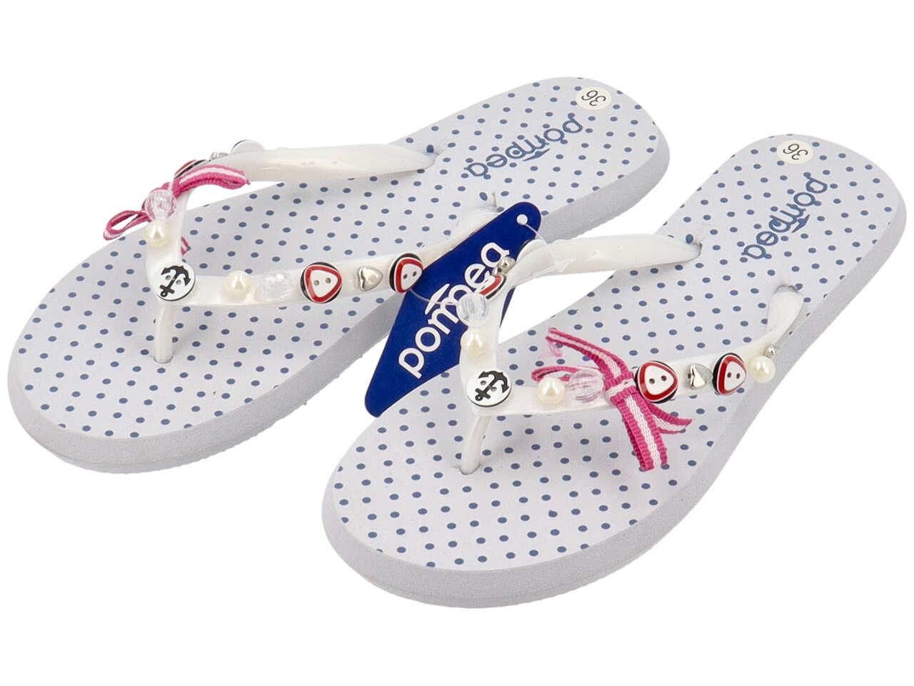Ciabatte a fascia perla donna taglia 35-41