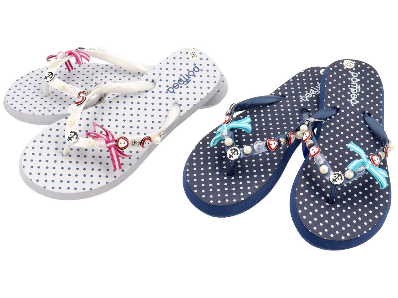 Ciabatte a fascia perla donna taglia 35-41