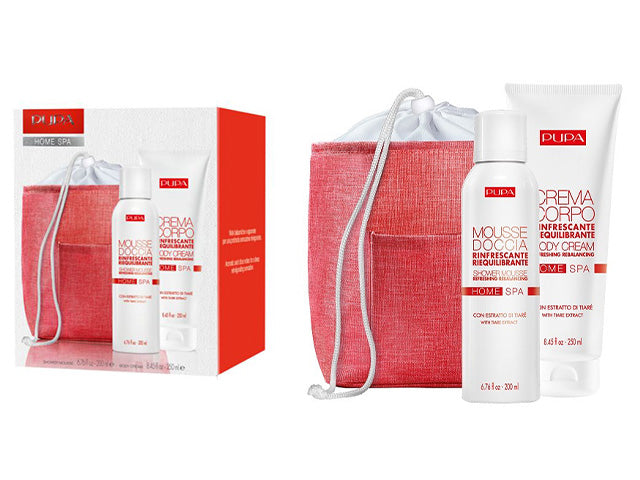 Pupa home mousse doccia e crema corpo