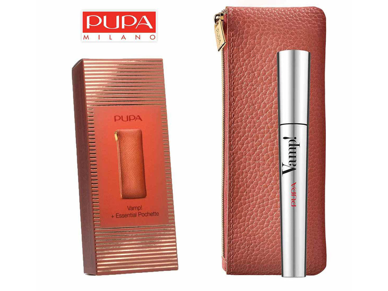 pupa set pochette con mascara vamp