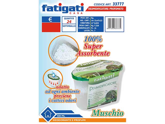 deumidificatore 500ml muschio