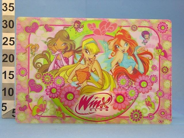 winx tovaglietta salvamobile 3d h603