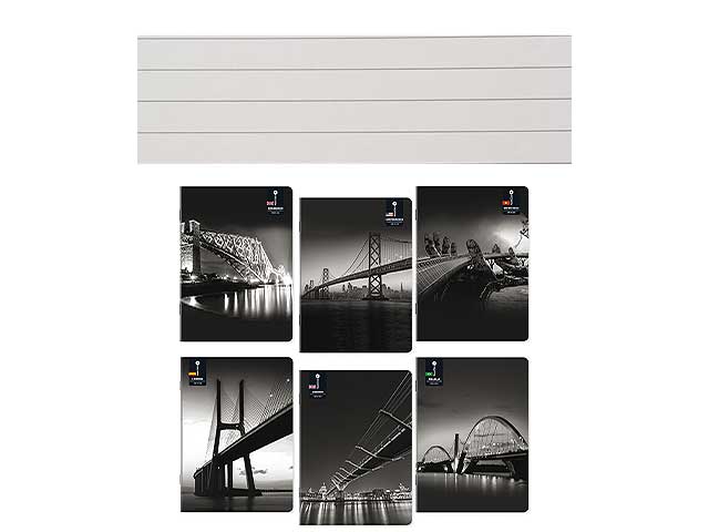 Quaderno Kaos maxi rigatura 1r - la confezione comprende 12 quaderni - assortiti
