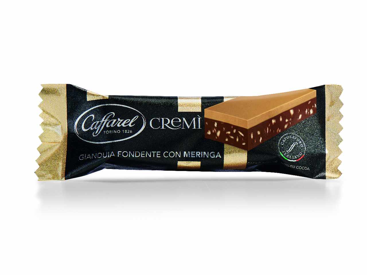 Cremì: snack gianduia fondente e meringa 26gr