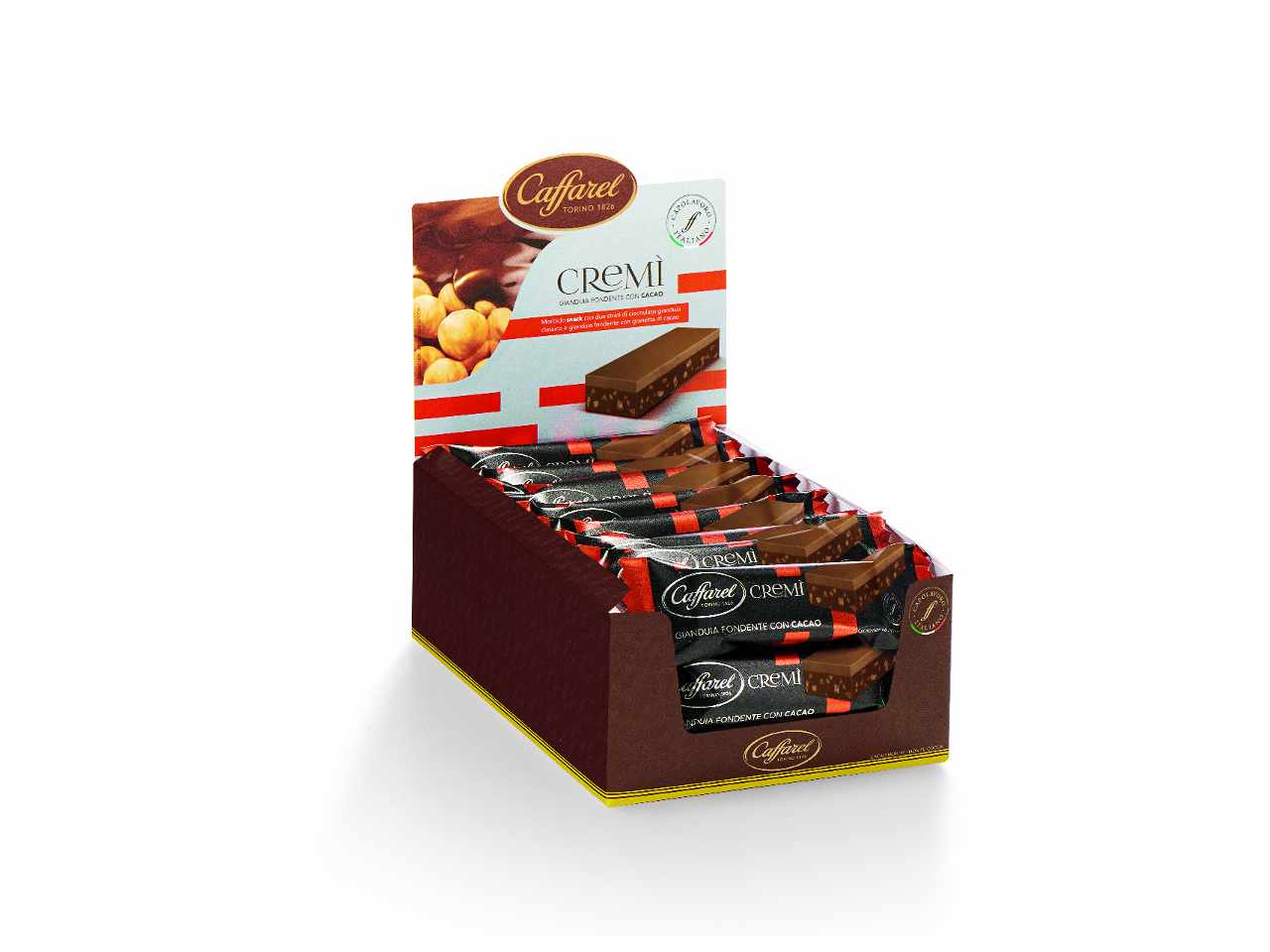 Cremì: snack gianduia fondente e cacao 26gr