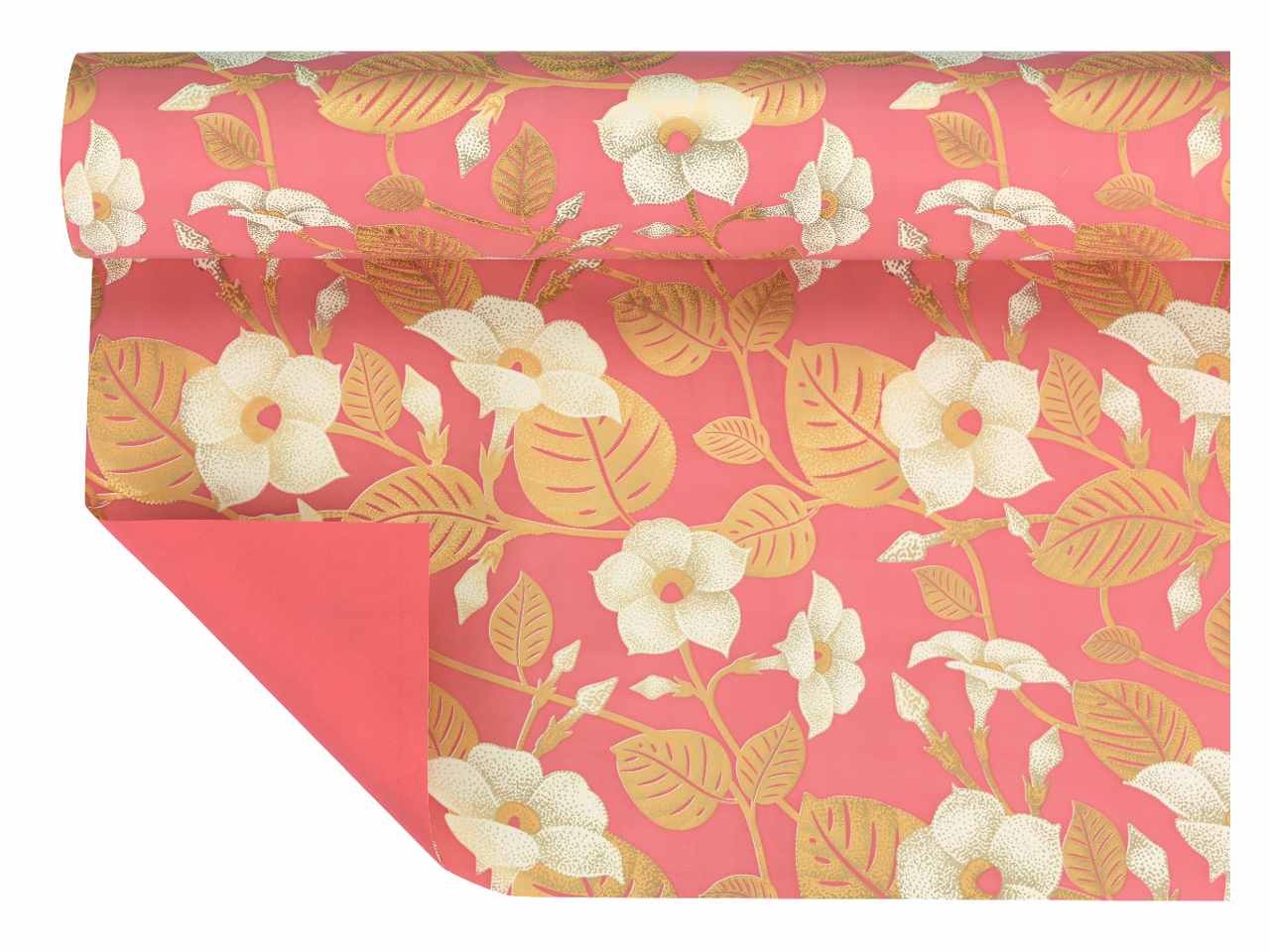 Bobina perlata 40my 1,00x25mt damasco rosa antico