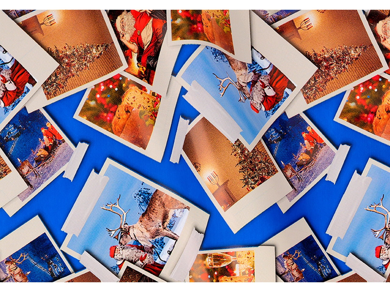Buste fondo pieno 40my decoro xmas polaroid misura 16x25cm - la confezione comprende 100 buste