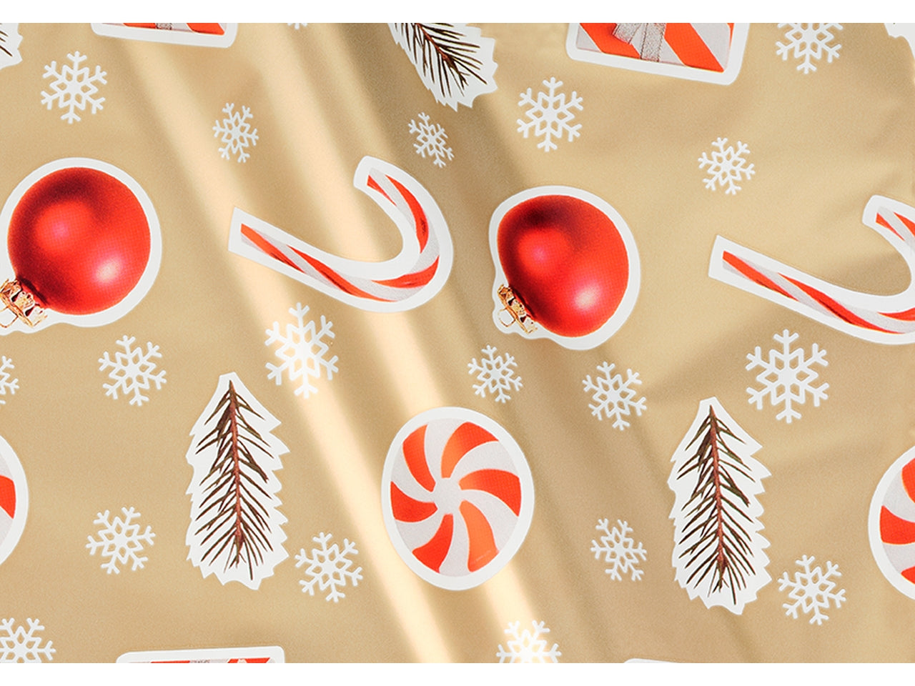 Buste fondo pieno 40my decoro xmas stickers misura 20x35cm - la confezione comprende 100 buste