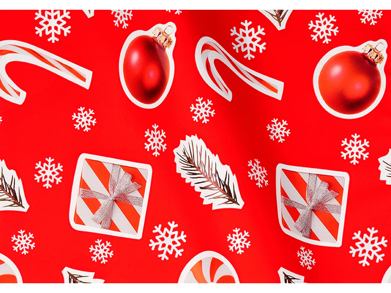 Buste fondo pieno 40my decoro xmas stickers misura 20x35cm - la confezione comprende 100 buste